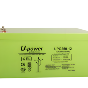 Masterbattery Batterie Gel U-Power 12V, 250 Ah 12M